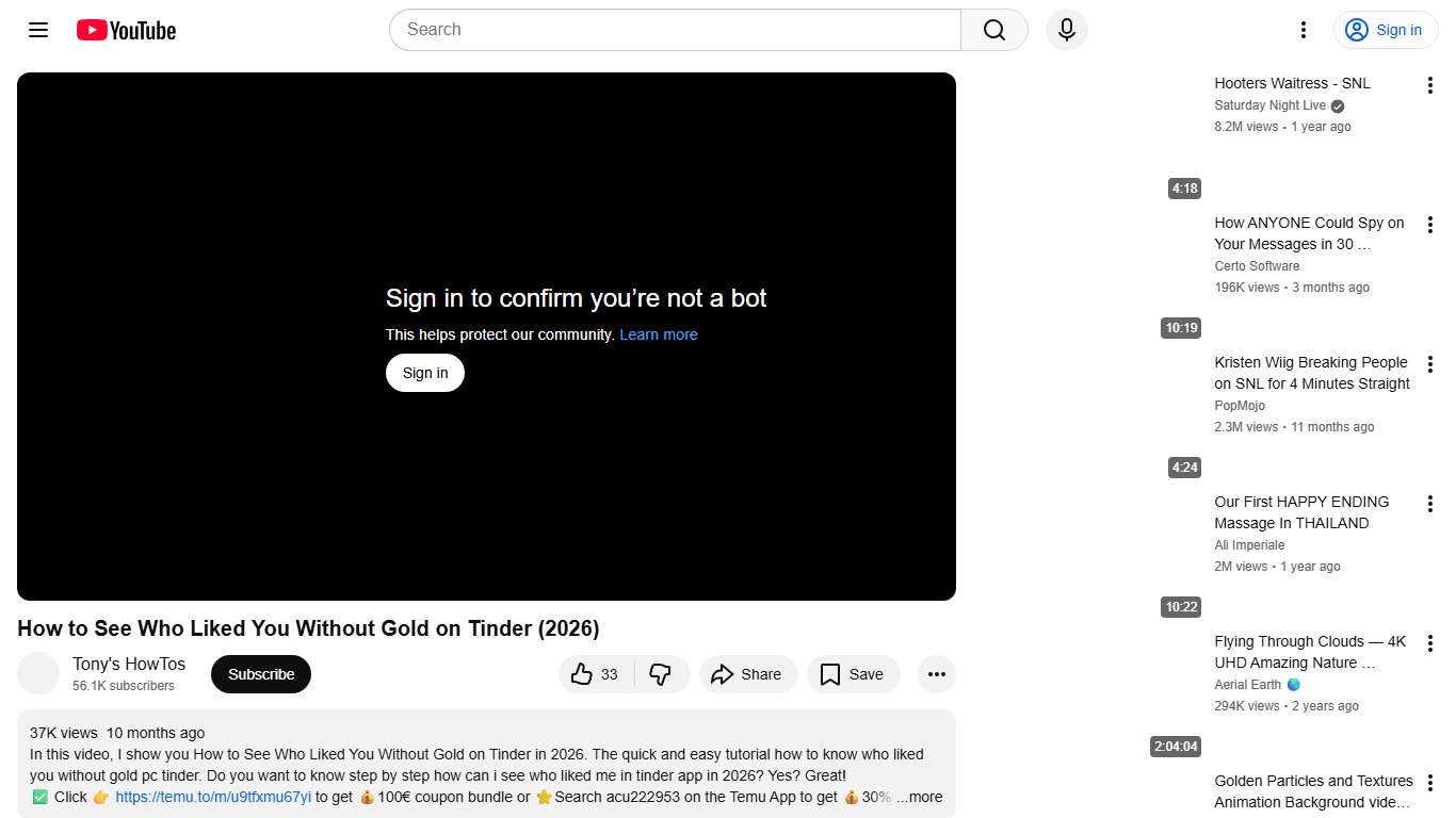 How to See Who Liked You Without Gold on Tinder (2026) - YouTube